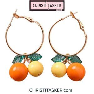 Sunkissed Fresh Florida Citrus Earrings